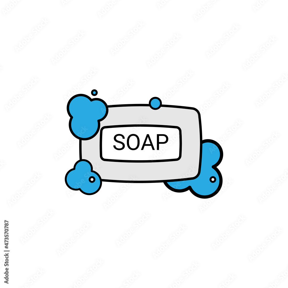 soap icon design template vector isolated illustration