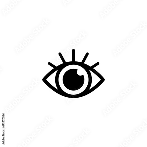 eye icon design template vector isolated illustration