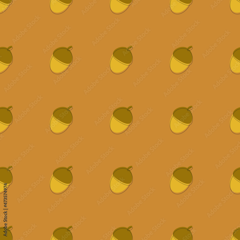 hazelnut nut pattern 