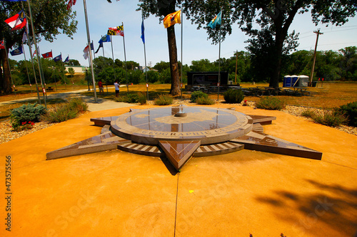Geographical Center of the US Monument, Belle Fourche, South Dakota photo