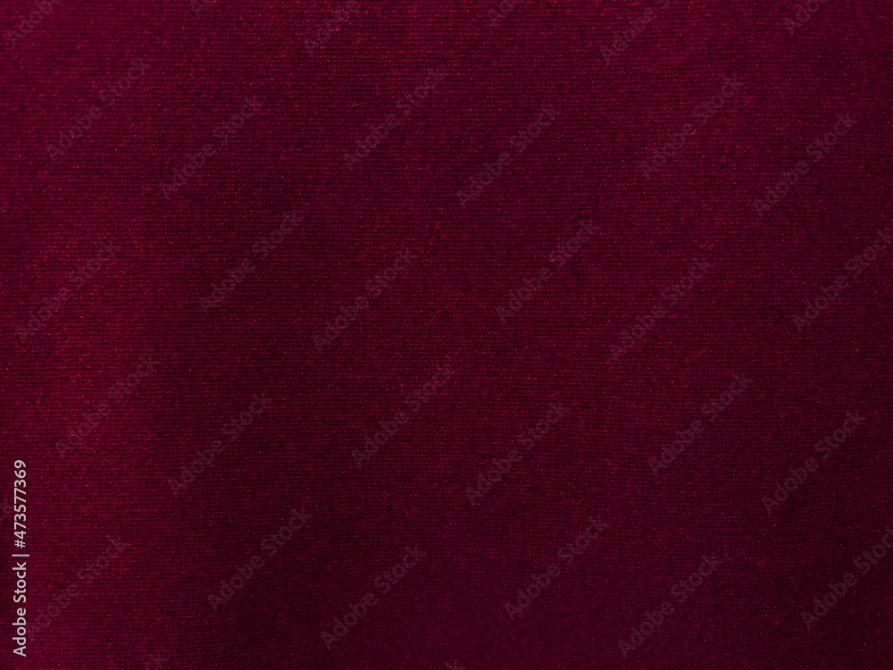 Magenta velvet fabric texture used as background. Empty magenta  fabric background of soft and smooth textile material. There is space for text..