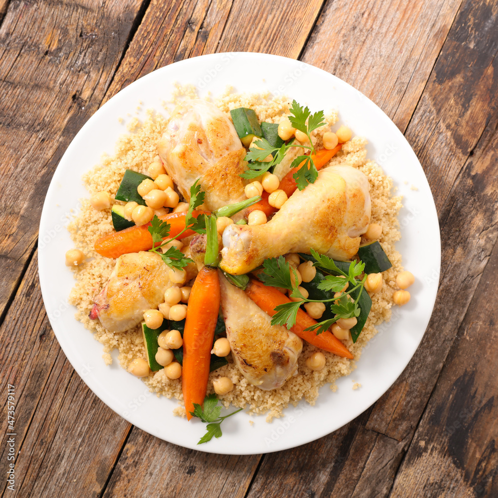 couscous with chicken and vegetables