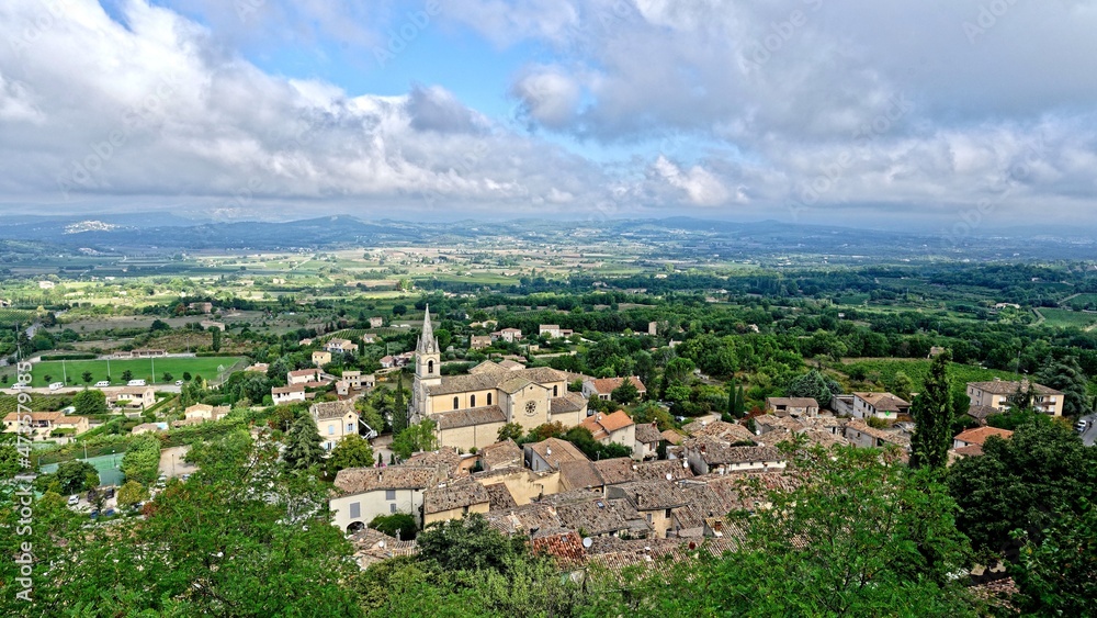 Village de Bonnieux, Vaucluse, Luberon, Provence-Alpes-Côte d'Azur, France