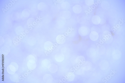 Festive background. Blue background with bokeh. Blurred background. Abstraction circles.
