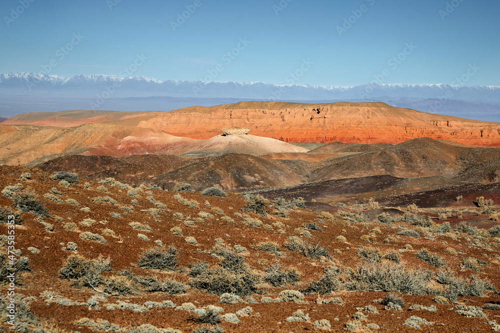 Red Desert Mountains beautiful landscape