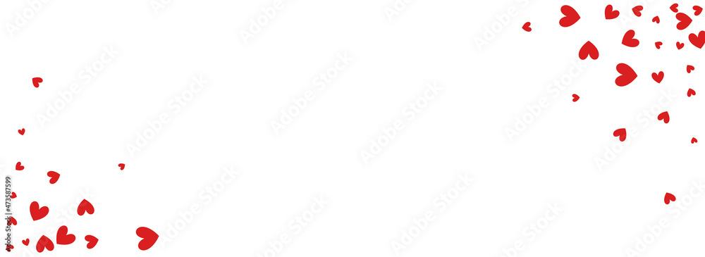 Red Heart Vector Panoramic White Backgound. Love Red Heart Vector Panoramic White Backgound. Love