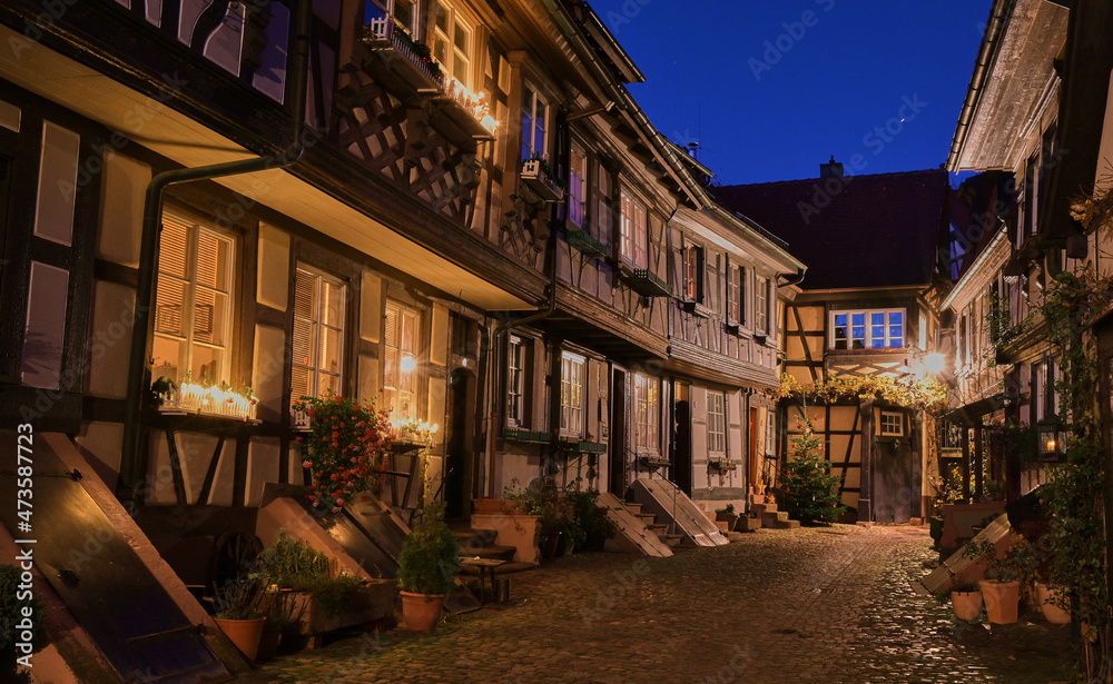 Fototapeta premium Engelsgasse in Gengenbach im Schwarzwald