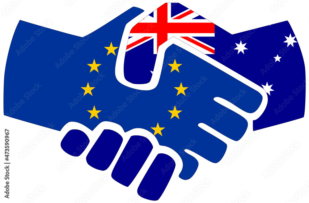 EU - Australia handshake EU - Australia handshake