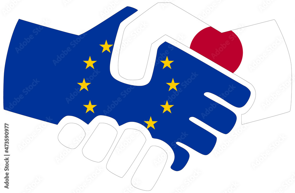 EU - Japan handshake EU - Japan handshake