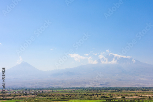 Armenia Landscape with the biblical Mount Ararat