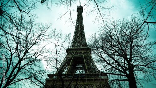 Canvas Print eiffel tower - paris - france