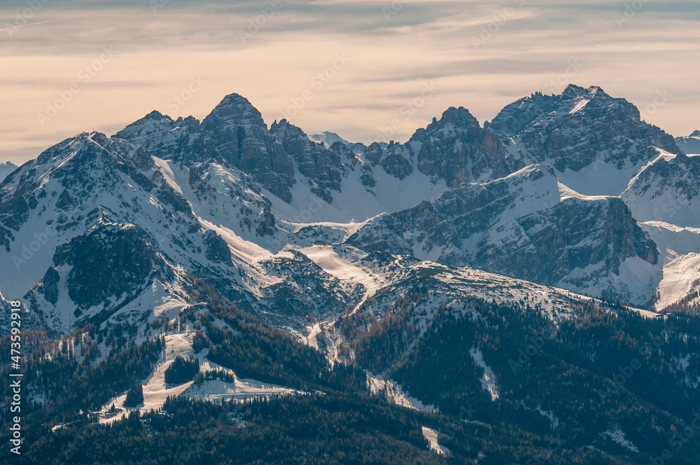 Austrian Alps near Innsbruck, Tyrol, Austria on October 18, 2012.