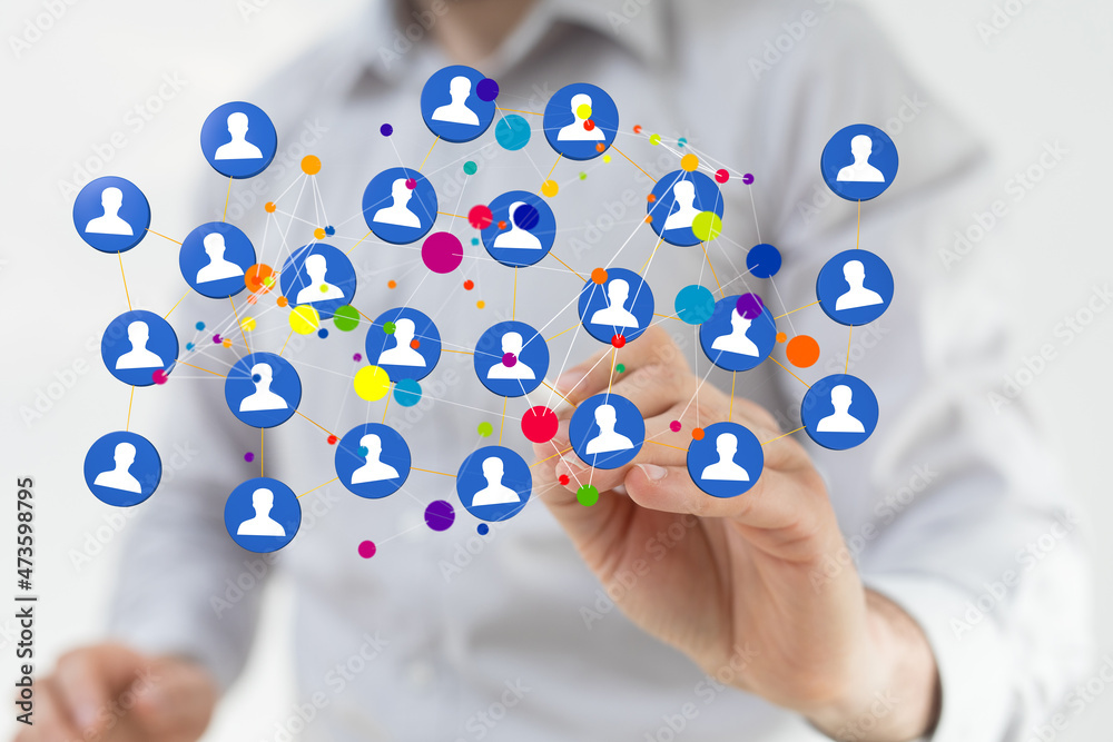 Abstract technology group and data Abstract technology group and data