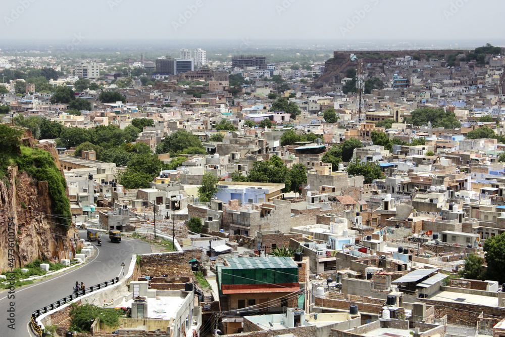 View of the town of Jodhpur. India 