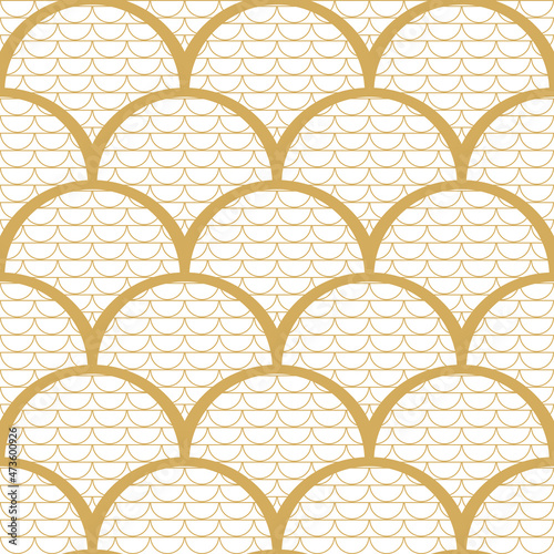Abstract seamless gold patt...