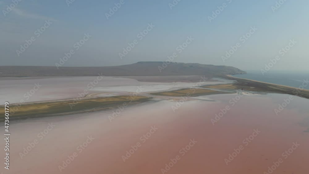 view of salt lake and mountain view of salt lake and mountain