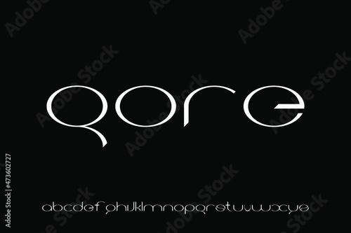 alphabet font vector set