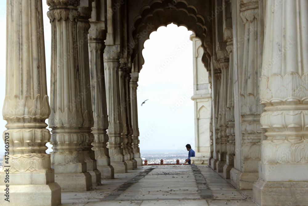 Obraz premium Interior Jaswant Thada memorial, Jodhpur. India 