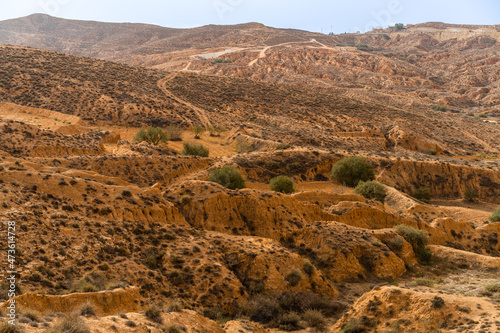 Some view of the Dahar, south region of Tunisia  photo