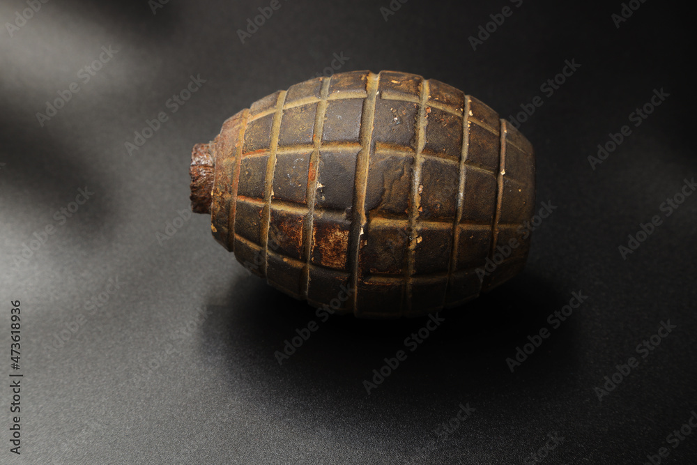 Fototapeta premium rare russian porcelain hand grenade of the second world war