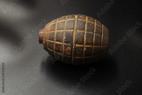 rare russian porcelain hand grenade of the second world war photo