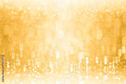 Wall Mural Fancy golden music background or gold champaign wedding or new year texture