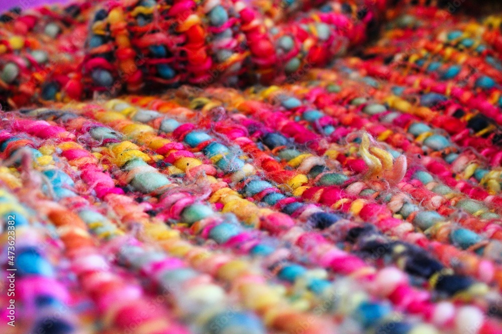 Colorful fabric pattern 