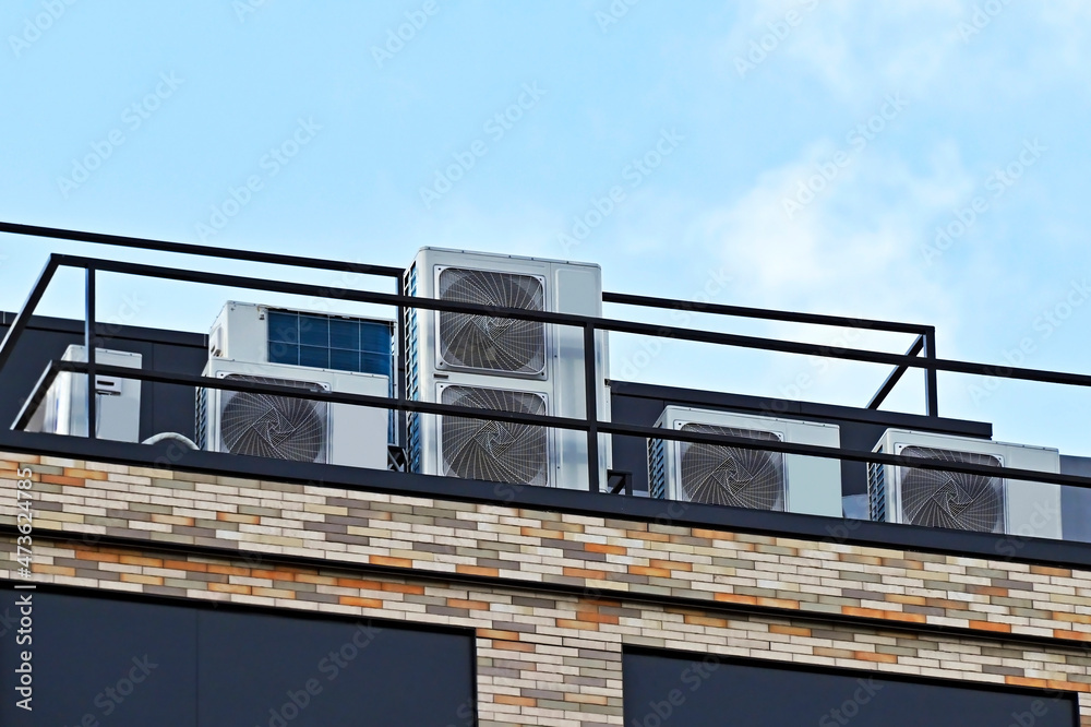 Air conditioner system on wall Air conditioner system on wall