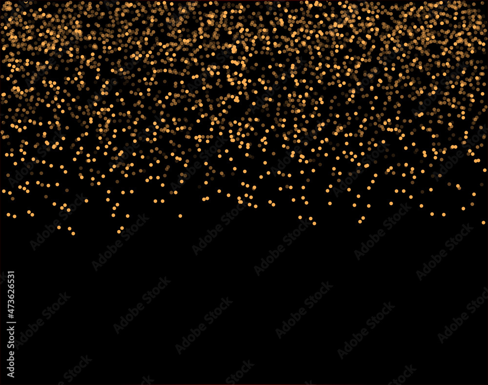 Glitter Background with space for your text. Luxury glitter decoration frame. Christmas, New Year, holiday. Vector illustration.