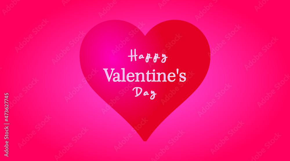 Valentine's day greeting with love symbol. suitable for background and greeting cards