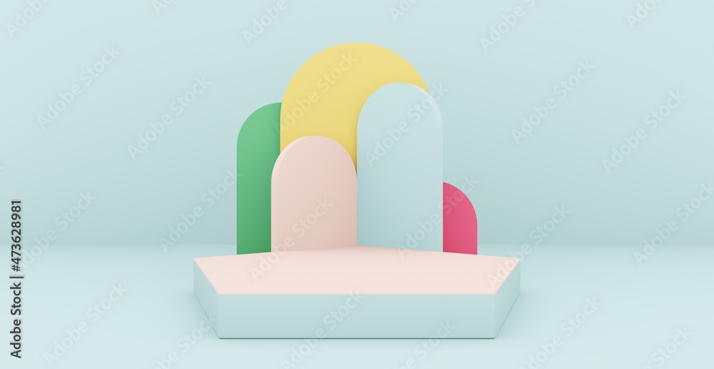 3d rendering background with abstract podium and wall scene background. 3d rendering background with abstract podium and wall scene background.