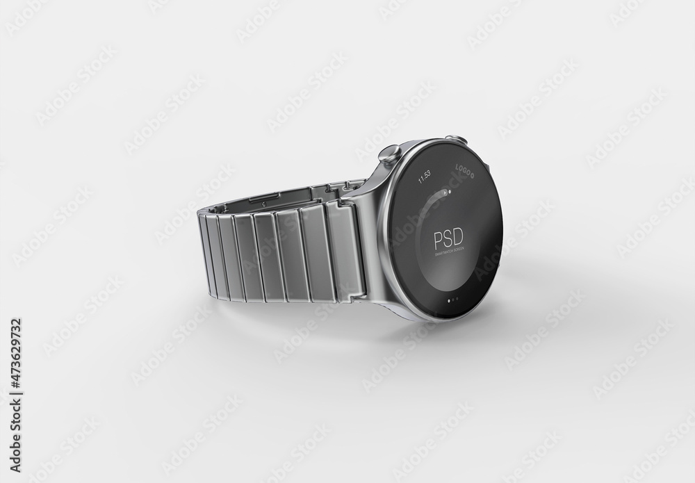 3D Smartwatch Mockup Stock Template | Adobe Stock