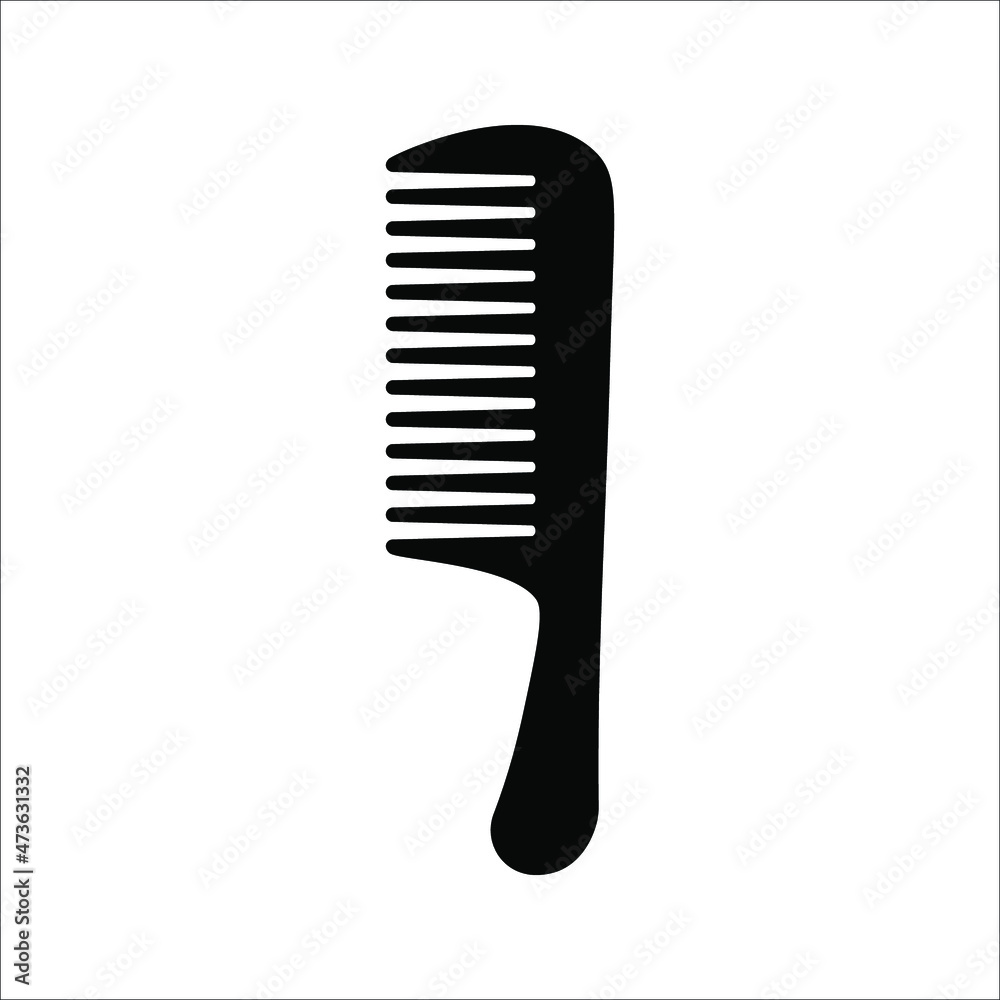 comb icon vector. Comb illustration for web, mobile apps, design on white background. comb icon vector. Comb illustration for web, mobile apps, design on white background.