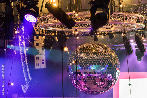 Disco Ball Lighting / Rigging photo