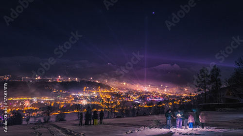 new Year's Eve in Zakopane Sylwester w Zakopanem © DRONE QUEST