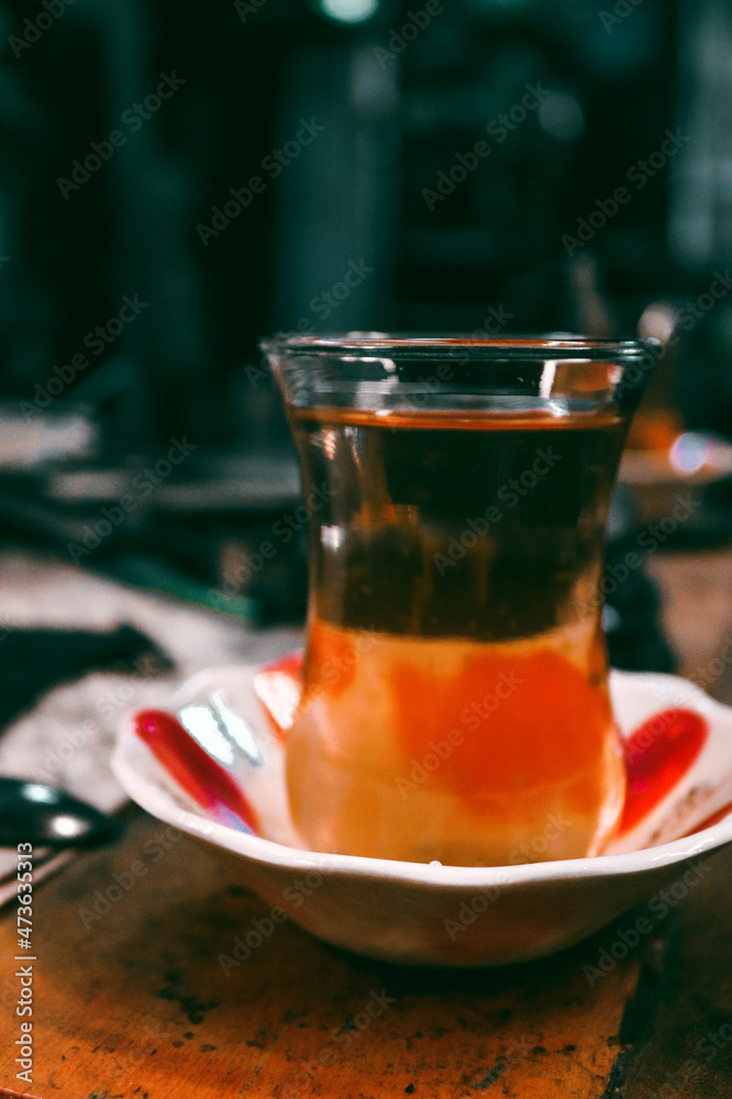 A glass of tea A glass of tea