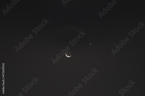 La Luna y Venus en conjunción © eduardo_padron