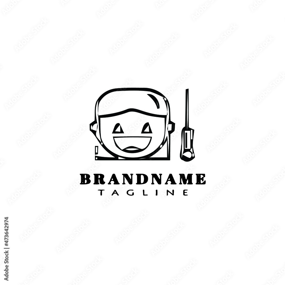 woman with acupuncture needle logo icon design template vector illustration