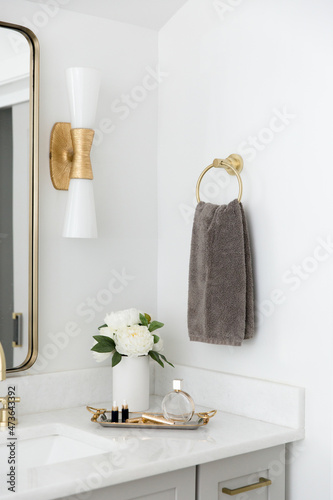Luxe White Bathroom photo