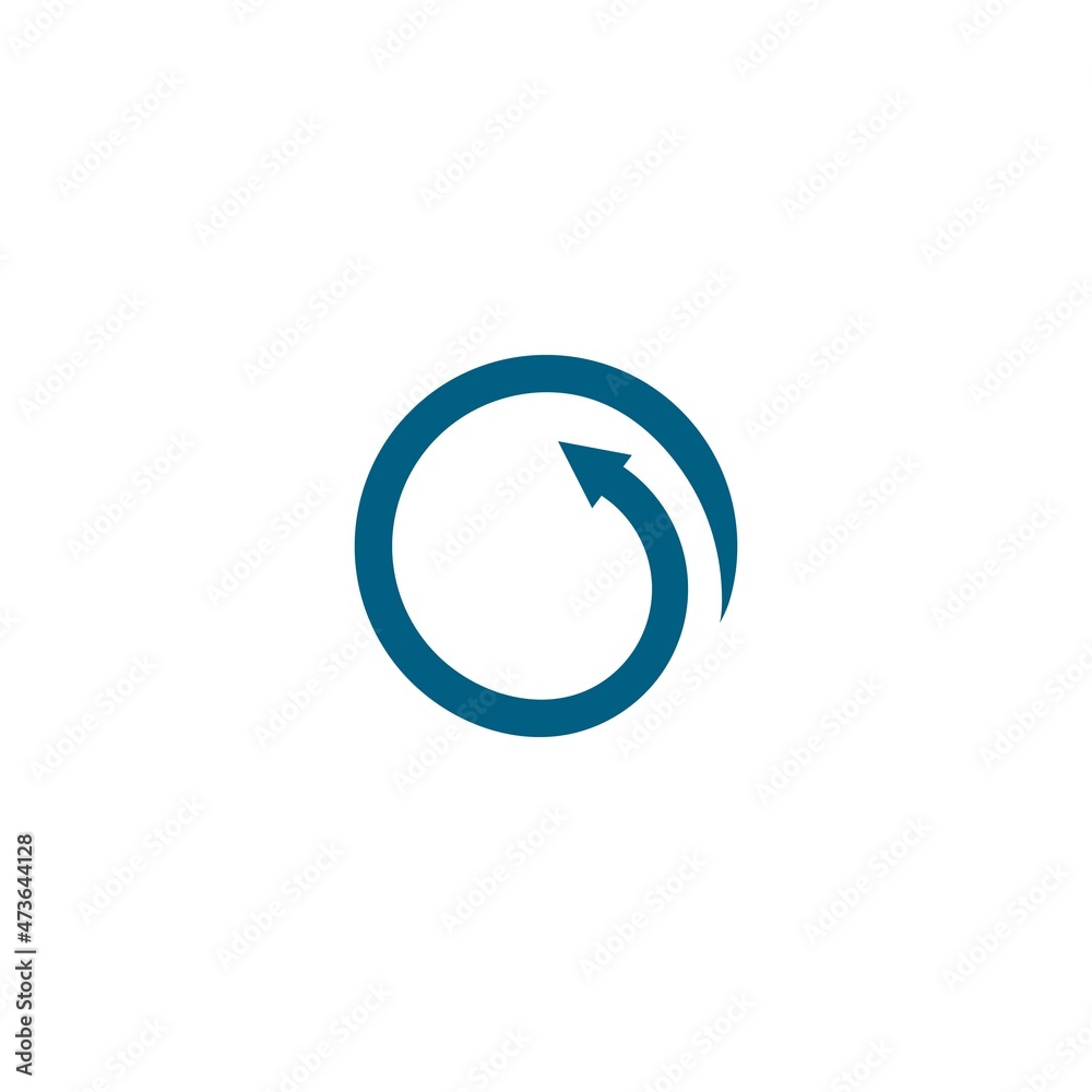 Arrows circle vector illustration icon Logo Template Arrows circle vector illustration icon Logo Template