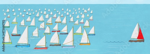 Ahead of the Competition / Catboats