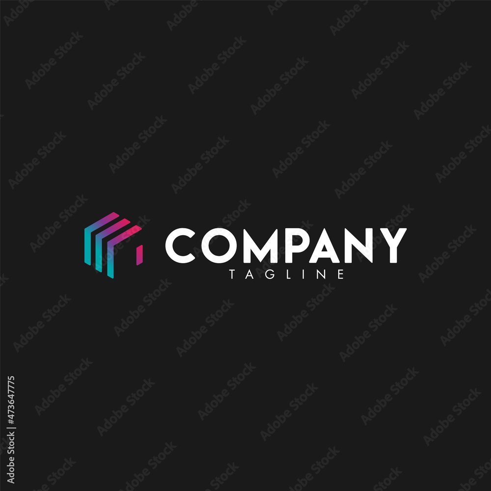 Fototapeta premium Logo template for company.