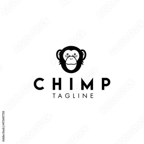 Chimp. Logo template.