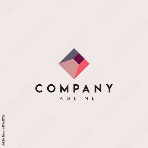 Free Download Geometric logo template. - GFXLoad