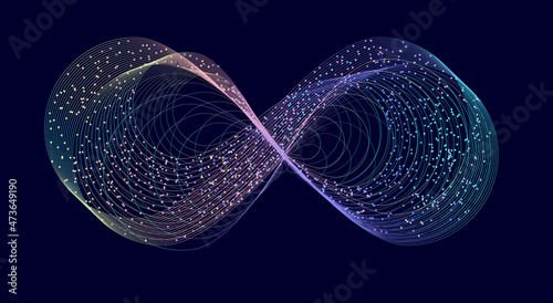 Techno Math Infinity Shape 