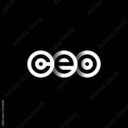 CEO Letter Initial Logo Design Template Vector Illustration