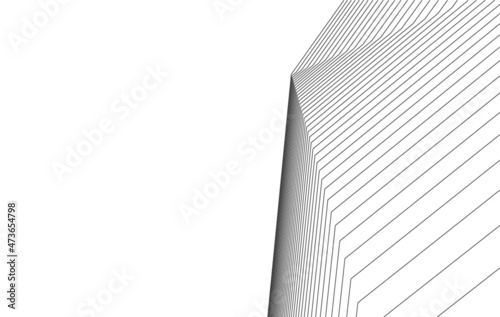abstract architecture design vector illustration