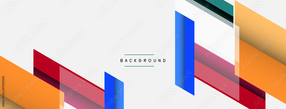 Background. Geometric diagonal square shapes and lines abstract composition. Vector illustration for wallpaper banner background or landing page