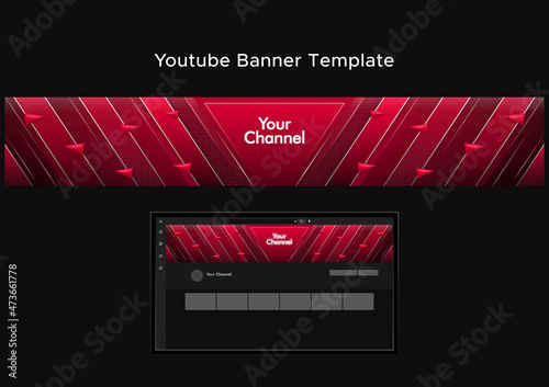 Red Theme Youtube Banner