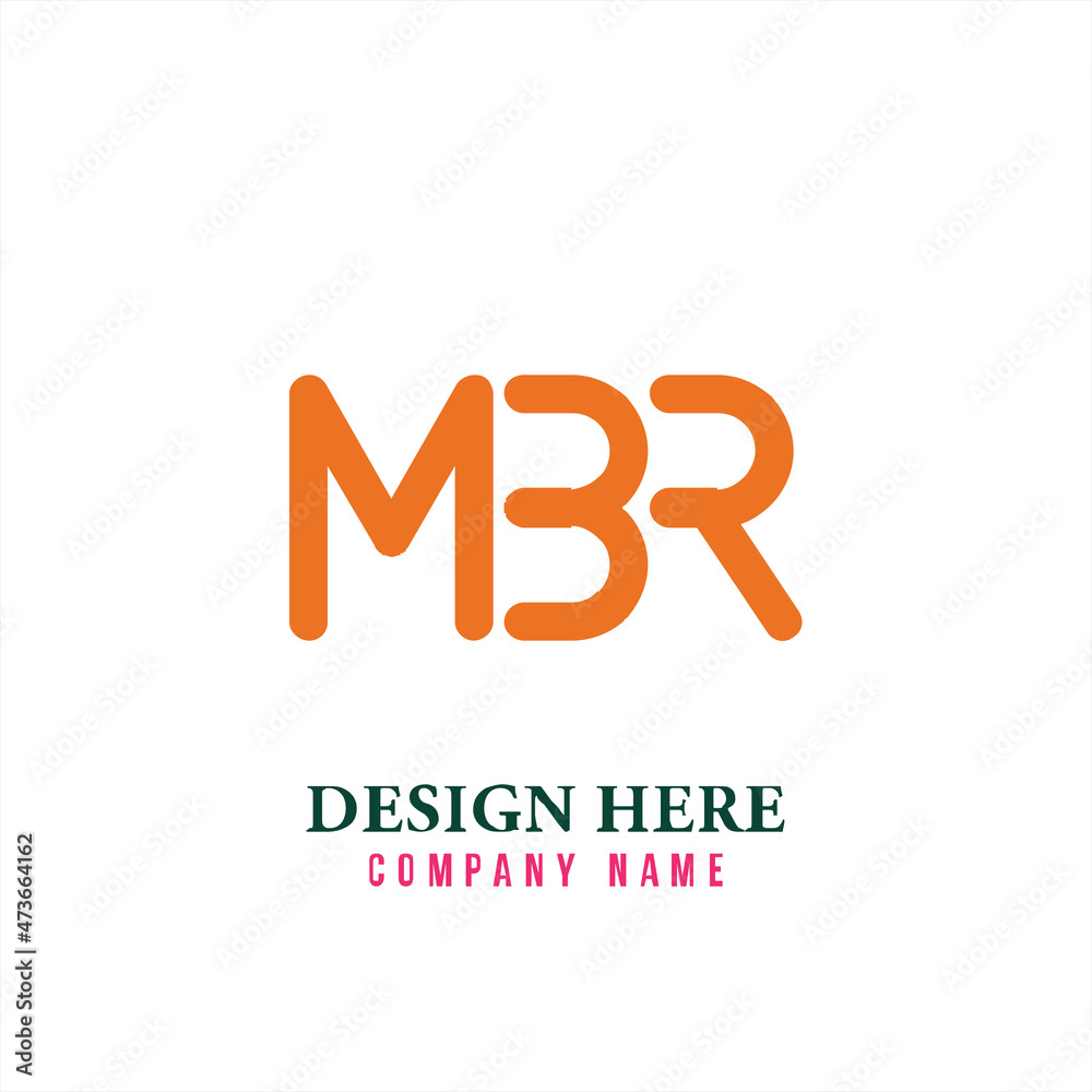 MBR lettering logo is simple, easy to understand and authoritative MBR lettering logo is simple, easy to understand and authoritative